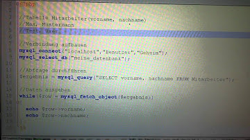 PHP Tutorial: Mit PHP auf MySQL Datenbank zugreifen
