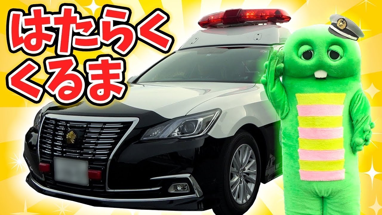 パトカーに乗せてもらったよ！【はたらくくるま（働く車）】【千葉県