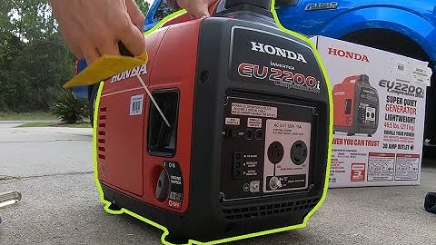 How to: Honda EU2200i Companion unboxing and initial use |#1