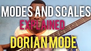Learn Bass - Dorian Mode Modes The Major Scale