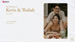 Akad nikah Kevin & Thaliah