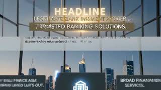 LEGITIMATE BANK INSTRUMENT PROVIDER: STOP RISKY FINANCE MISTAKES.