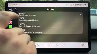 MG S5 EV – How to Change CarPlay Text Size & Style screenshot 3