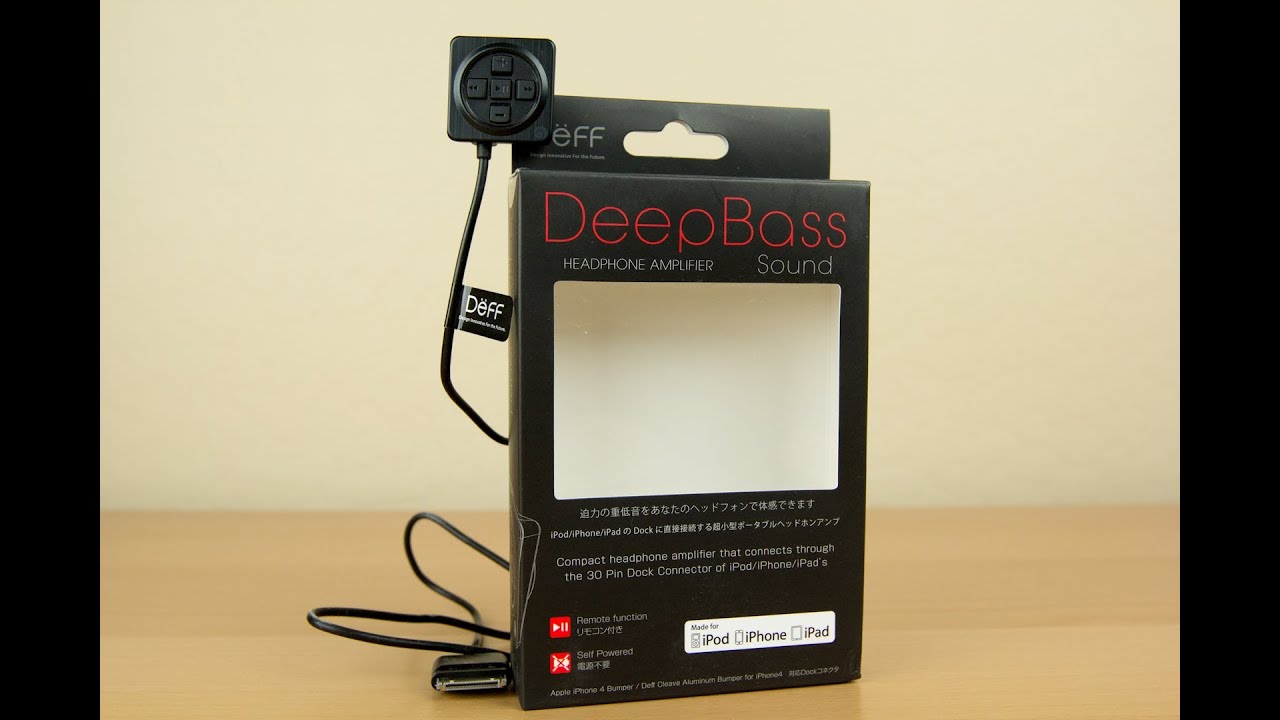 DEFF Deep Bass Headphone Amplifier Review YouTube