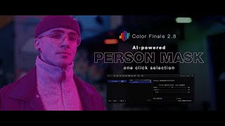 New AI-powered person mask for Color Finale 2 Pro in the 2.8 update