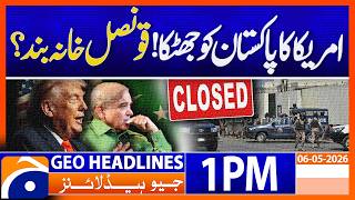 American Consulate closed Geo News 1PM Headlines 6 May 2026