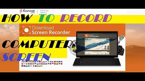 How to record your computer screen for free  ( Icecream screen recorder)