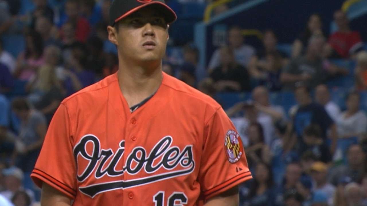 9/19/15: Chen goes seven strong as O's edge Rays