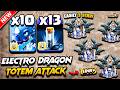 Th18 ELECTRO DRAGON Attack With TOTEM (Town Hall 18) | Best TH18 Attack Strategy With ELECTRO DRAGON