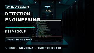 Dark Cyber Lofi for Detection Engineering | 1 Hour Focus Music