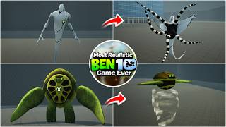 Transformed into all Aliens in Most Realistic BEN 10 Game Ever🔥Awesome Gameplay in 4K Ultra HD screenshot 4