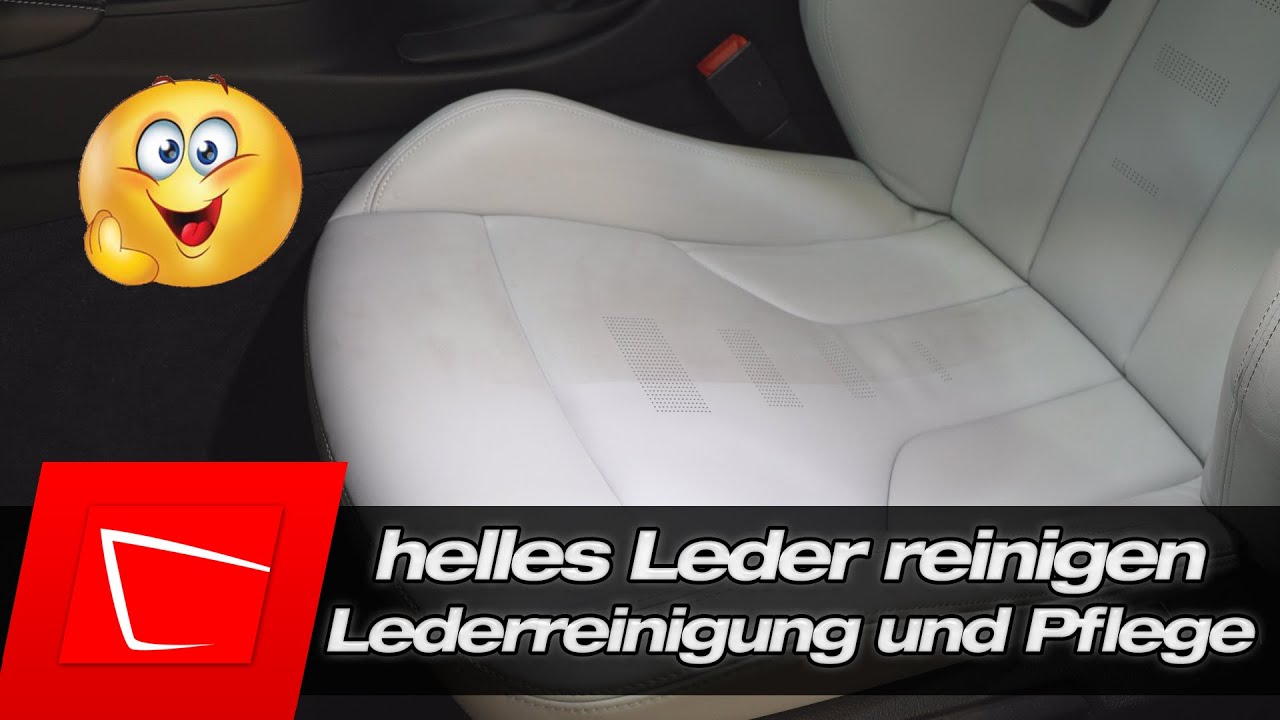 Weißes Leder reinigen im BMW M4 Competition - weiße Ledersitze reinigen und  pflegen - YouTube