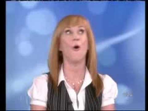 Kathy Griffin at her best making light of a tense situation on The View on 5/24/07.