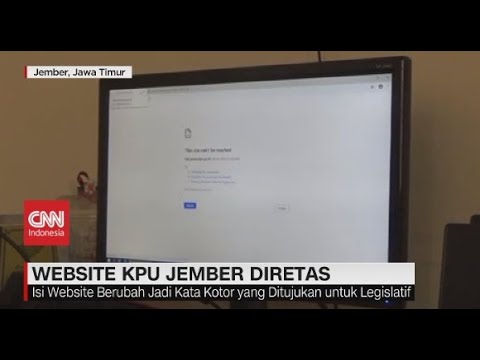 Website KPU Jember Diretas