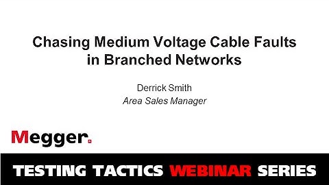 Chasing Medium Voltage Cable Faults in Branched Networks