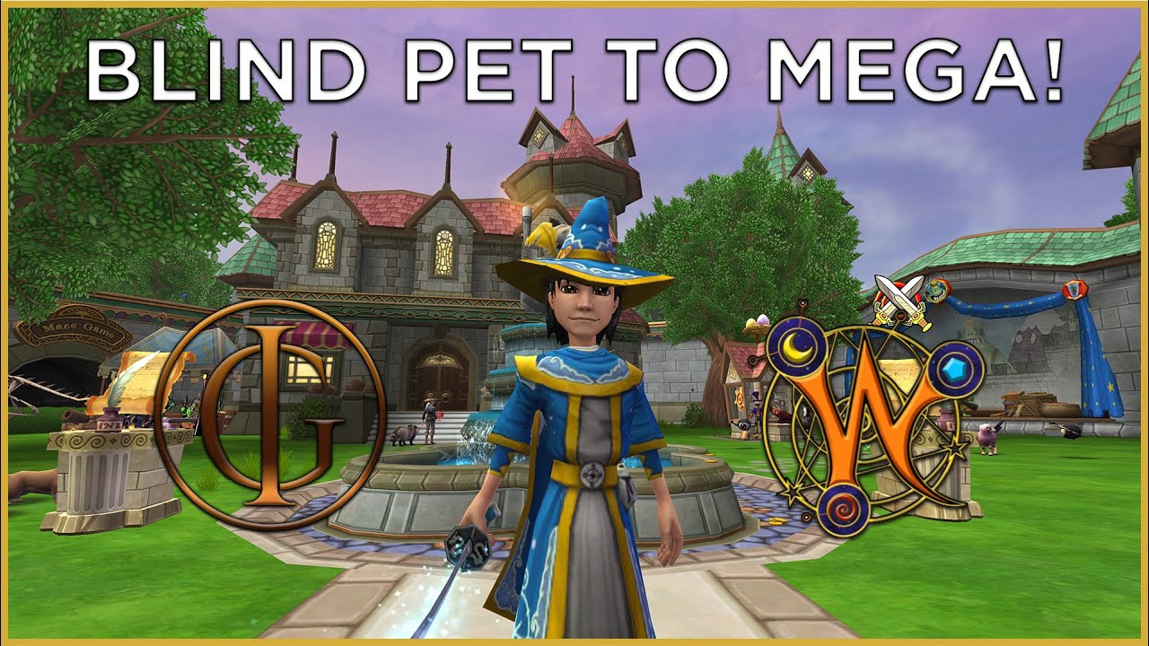 Wizard101 BLIND PET TO MEGA: I Couldn't Even FINISH.