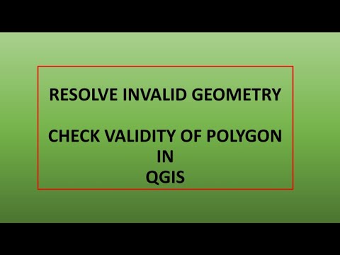 how to fix geometry error in qgis