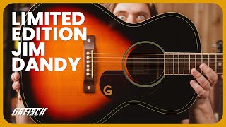 Gretsch Limited Edition Jim Dandy Concert Solid Top Acoustic Guitar - Heritage Burst - Glossy