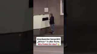 Unbekannter Besprüht Radarfalle Dumm Oder Mutig?