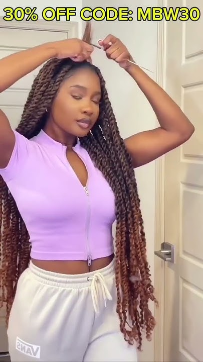  Passion Twists Using Water Wave Fro Twist 🔥 Twist Tutorial Beginner ...