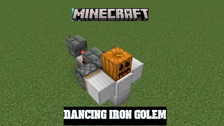 How to make a Dancing Iron Golem in Minecraft (meme)
