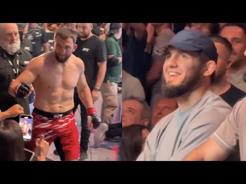 41-летний Салихов срубил наповал! Реакция Ислама Махачева! / UFC Абу-Даби