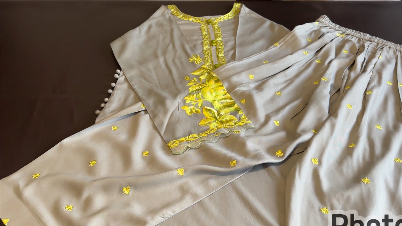 How to Design Your Solid Embroidered Outfits For Eid | Eid special dress design ideas 2026