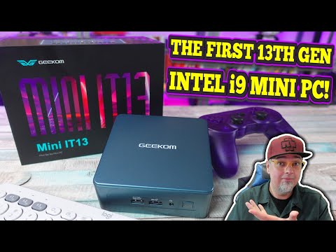 FIRST LOOK! Geekom IT13 The FIRST ACTUAL 13th Gen Intel i9 Mini PC! Gaming, Switch Emulation & More!