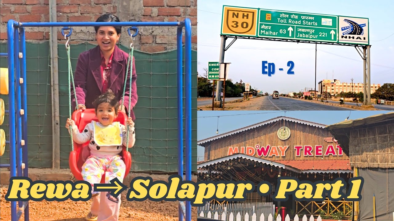 Lucknow to Goa Ep 2 | Rewa to Solapur Start | 1000+ KM Longest Day – Part 1