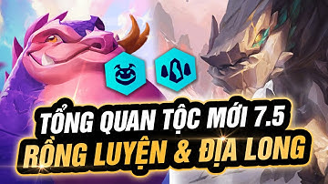 TỔNG QUAN & ĐÁNH GIÁ HỆ/TỘC MỚI ĐTCL MÙA 7.5: RỒNG LUYỆN & ĐỊA LONG
