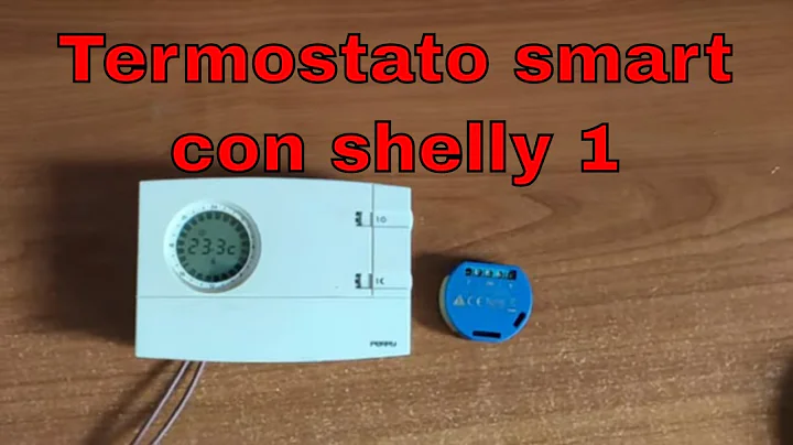 Rendere il tuo termostato smart con Shelly 1
