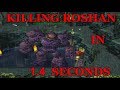 Dota 1  how to kill roshan 1v1 in 14 seconds