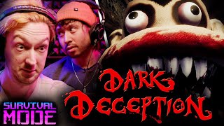 Ryan and Shane Face Killer Monkeys in Dark Deception • Survival Mode