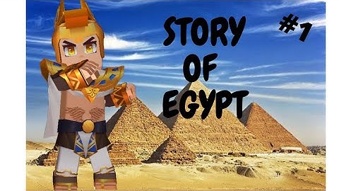 • THE STORY OF EGYPT • HOW AND WHAT WAS PYRAMID😰 • [BLOCKMAN GO: BLOCKY MODS] pt.1 (Skyblock)