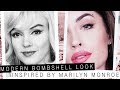 BOMBSHELL SECRETS REVEALED : Marilyn Monroe Inspired Everyday Makeup Tutorial | Pin-Up Girl Look