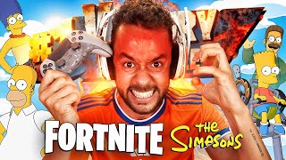 MI PRIMERA VICTORIA EN LOS SIMPSONS X FORTNITE - TheGrefg