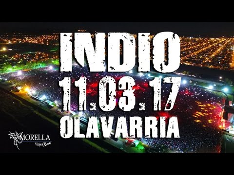 INDIO en Olavarria -- 11 de marzo 2017 por Morella Viajes Rock