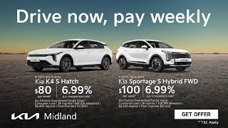 Drive Now, Pay Weekly at Midland Kia