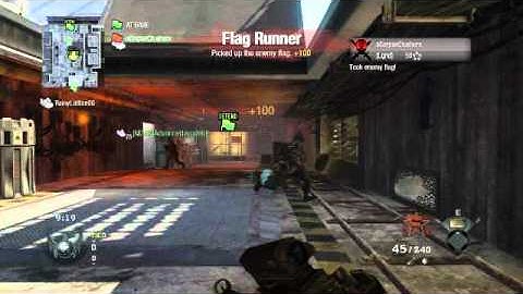 CoD: Black Ops - Capture The Flag - Epic Flag Run 4