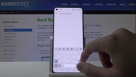 Manage Font Options / Choose Text Style - OnePlus 8