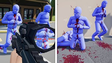 HyperBox - Very Realistic Physics! Active Euphoria Ragdoll and Gore! #40