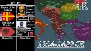 (4K Ver & bug fixes) Alternate Timeline: The Roman Illyrian (Albanian) Wars (1394-1489)