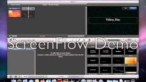 How to make a cool intro using iMovie