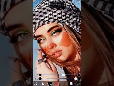 Turkish song makeup girl video short #whatsappstatus  #youtube  ibis paint x please support me