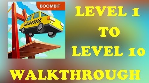 【實況 Gameplay】Build a Bridge level 1 2 3 4 5 6 7 8 9 10 3-stars walkthrough