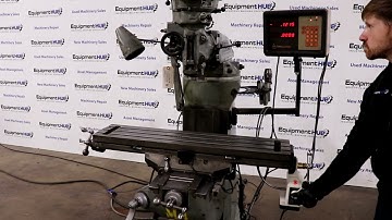 Bridgeport Series I 9" x 42" Vertical Milling Machine w/ Anilam MiniWizard DRO