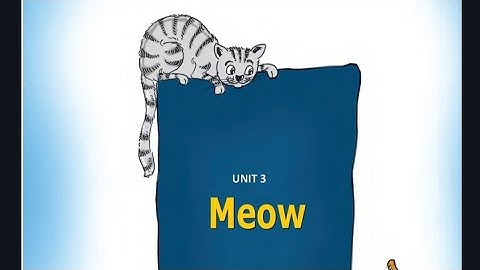 SCERT CLASS 1#ENGLISH#UNIT 3#MEOW#FULL CHAPTER 