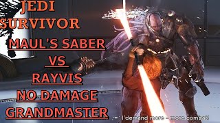 Rayvis Double-bladed Saber Only | No Damage, Grandmaster | Star Wars: Jedi Survivor