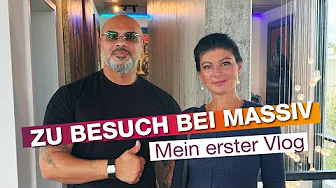 Zu Besuch bei MASSIV und TV-Interviews – Ein Tag im Leben von Sahra Wagenknecht
