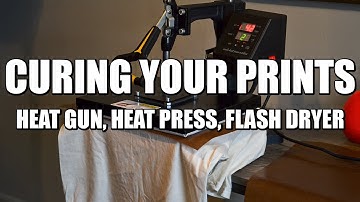 What tools can you use to cure a screen print | by Screenprintdirect.com